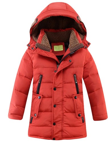 Jungen winterjacke mit kapuze - winterjacke,