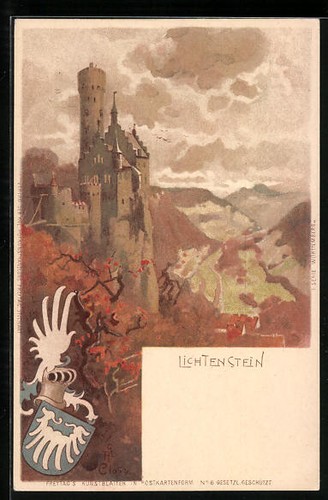Ansichtskarte burg - ansichtskarte,