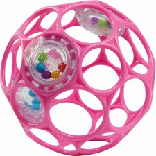 Oball rattle pink - oball,