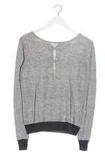 MRS. FOXWORTHY Feinstrickpullover Damen Pullover Gr. DE 36 hellgrau-schwarz