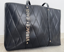 Versace Jeans Tasche, Shopper, Umhängetasche Damen, in schwarz, guter Zustand
