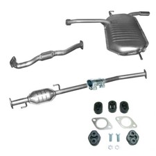 Komplette Auspuff + Anbausatz