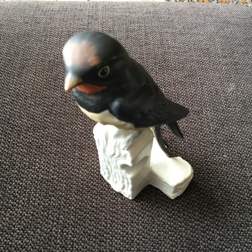 Porzellanfigur vogel schwalbe - porzellanfigur,