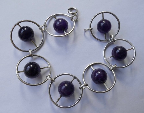 Designer armband amethyst - designer, 7