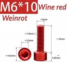 Aluminium Zylinderschrauben