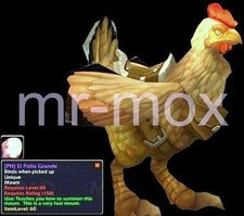 Wow loot card - card, pollo