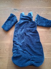 Schlafsack Baby 70 Cm Vertbaudet Mit Ärmeln Kuschelig Warm Blau