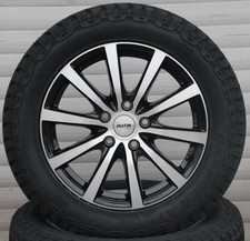 VW Bus T5 T6 T6.1 Multivan Satz Räder Alufelgen P69 schwarz poliert Winterreifen