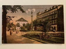 Chemnitz • Theaterstraße m. Siegesdenkmal  • alte Postkarte