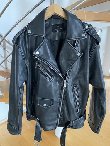 Stradivarius lederjacke - lederjacke, s