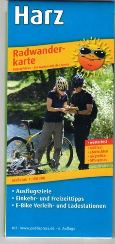 Harz radwanderkarte - harz,