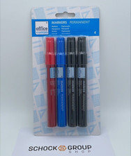 Permanent Marker, 4er Set: 2x