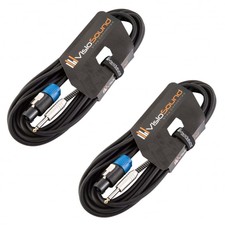 2x PA Lautsprecherkabel 6,3mm