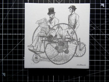 LaBlanche Stempel Vintage Fahrrad 2 - La Blanche Silikonstempel Scrapbooking