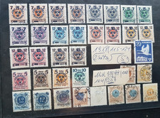 Schweden Michel 98-100 + 115-124 Landsturm auf Steckkarte