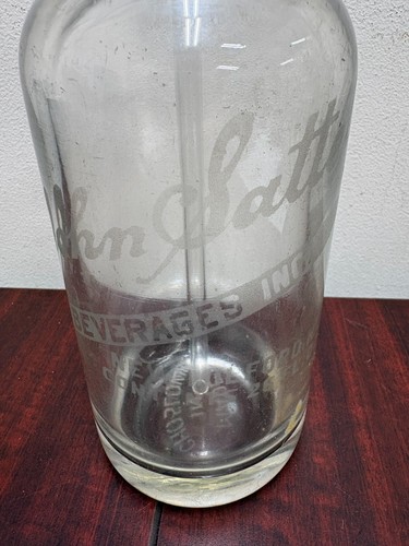 Vintage john satts glass - john, oz