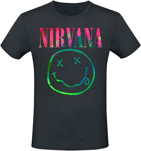 Nirvana shirt herren rainbow - t-shirt,