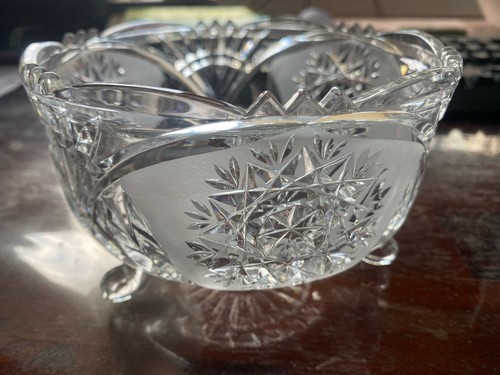 Kristallglas schale mit - schale,