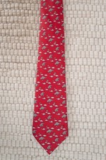 Hermes Paris Designer Krawatte Rot Hermès Seide
