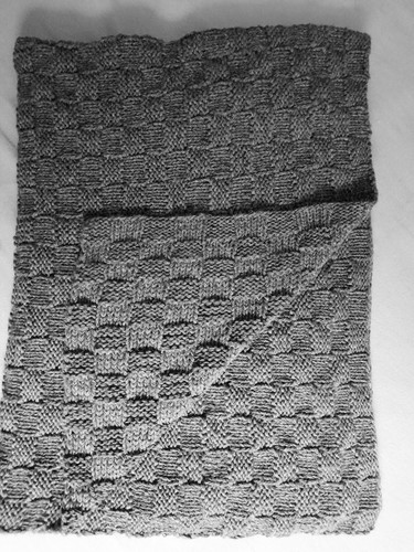 Babydecke handgestrickt