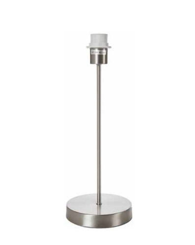 Lampenfuß metall nickel satin - lampenfuß,