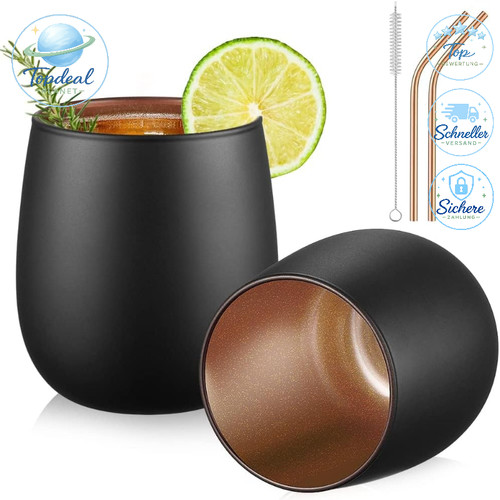 Gin gläser 450ml - gläser, schwarz