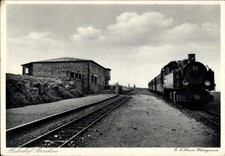 Ak Brocken im Harz, Bahnhof