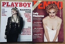 madonna 2 Magazine September 1985  Juni 1990 Tempo Zeitschrift Foto Nackt