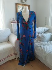 Vintage Damen Kleid Wickelkleid 100% Seide Diane Von Furstenberg Gr. M