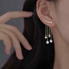 Creolen Anhänger  Stern