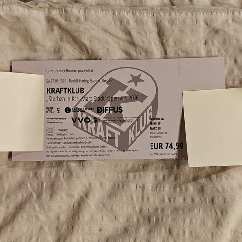 Kraftklub sterben - kraftklub, in