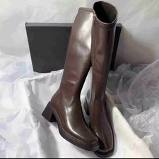 Herbst/ Winter Stiefel In Braun & Schwarz Größe 35-42 Mit Reißverschluss