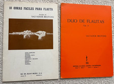 2x Noten Querflöte  Salvador