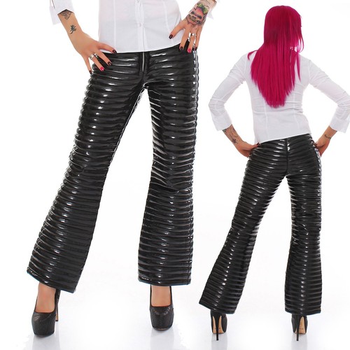 Damen lack hose vinyl - lack,