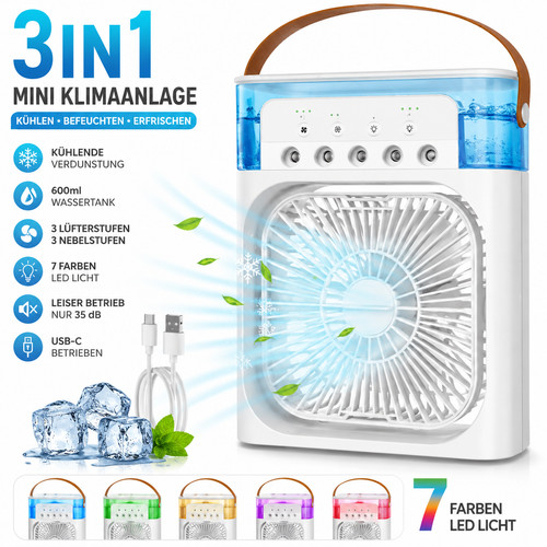 Luftkühler usb mini 4in1 - luftkühler,