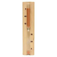 Sauna Sand Timer Präzise Tragbare Premium 15 Min Wesentliche Holz Sanduhr