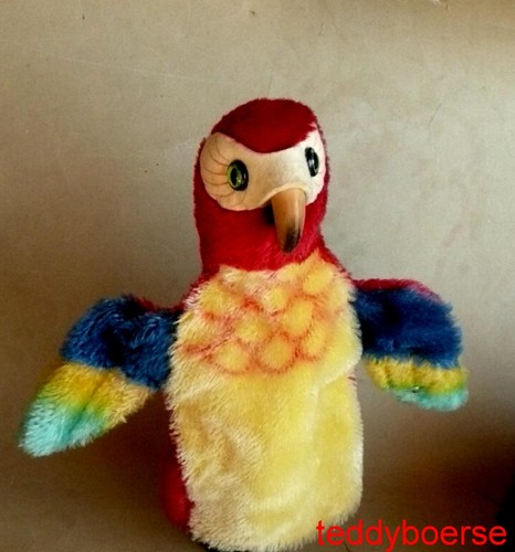 Alte steiff handpuppe papagei - steiff,