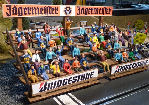 Slotcar holz tribüne - holz, in