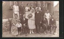Foto-AK Hochzeitsgesellschaft