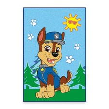 Paw Patrol Kinder Fußmatte Teppich 50 x 75 cm blau neu
