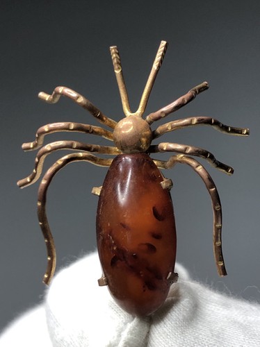 Vintage spinne brosche - spinne,