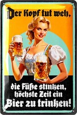 Blechschilder retro bier - blechschilder, bar