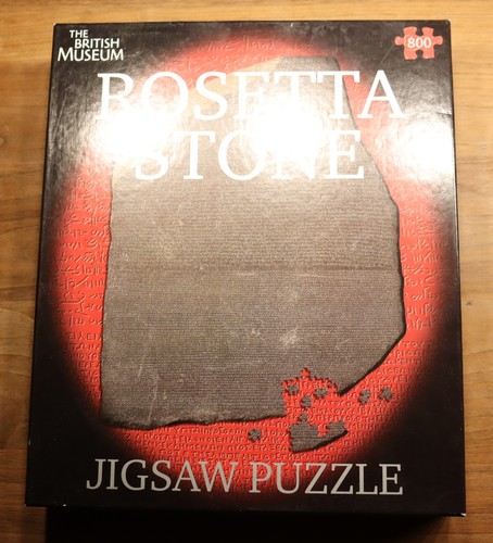 The rosetta stone jigsaw - rosetta,