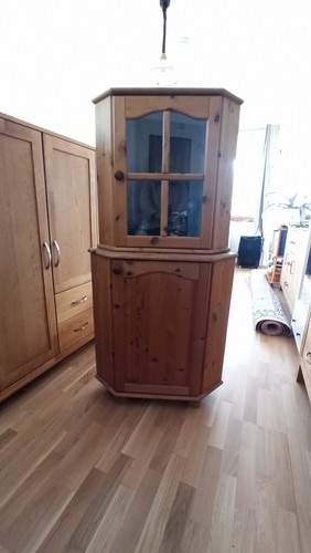 еckschrank aus holz für - aus,