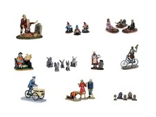 Lemax-Halloween-Figurenset/10, Spooky Town, Zombies, Gruseldorf