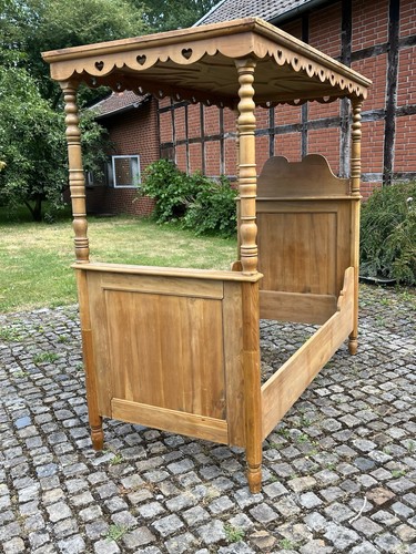 Himmelbett weichholz antik - himmelbett,, weichholz,