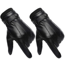 Herren Lederhandschuhe Warm