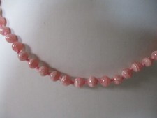 Rhodochrosit Kette 6 mm 42 cm