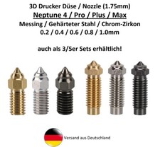 Elegoo Neptune 4 / Pro / Plus / Max, Nozzle / Düse, 0,2 - 1,0 mm, auch als Sets!