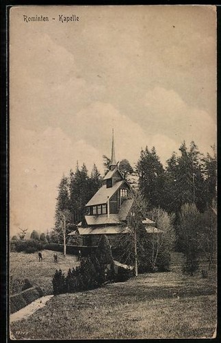Rominten blick zur kapelle - zur,